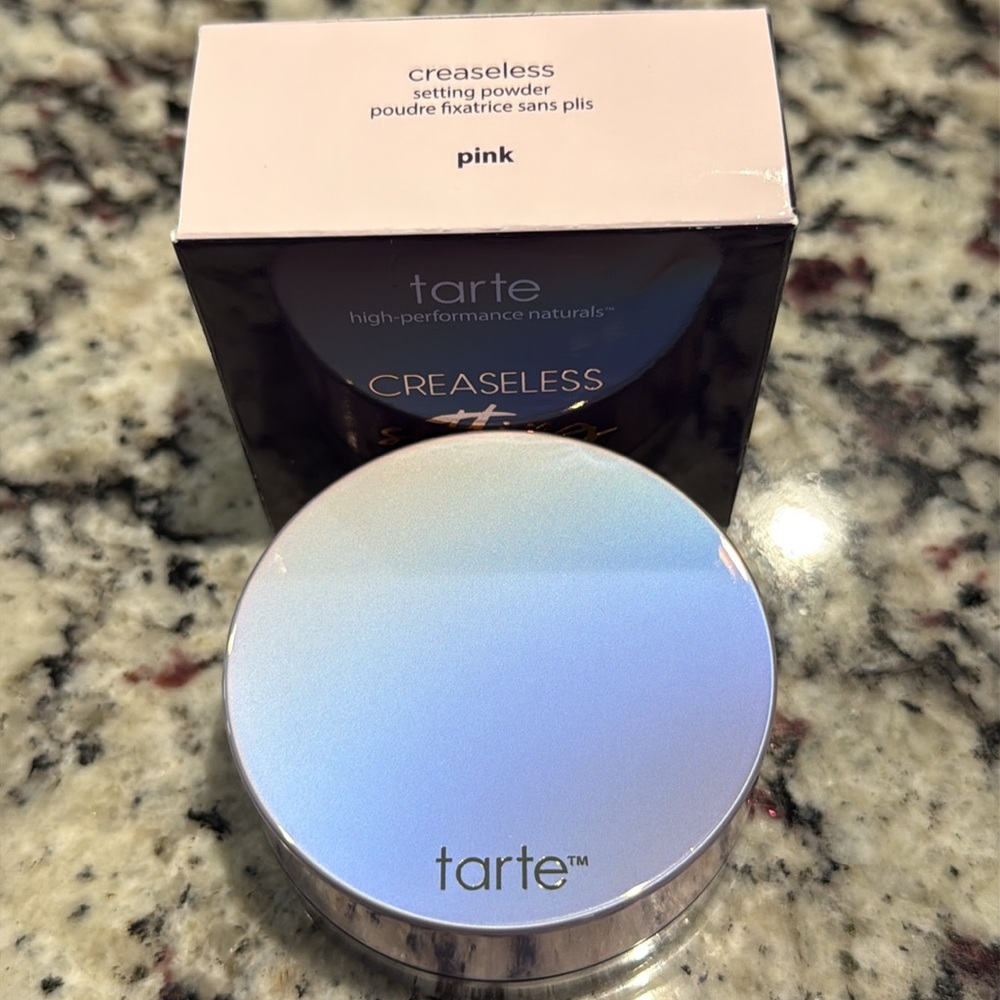 Tarte Creaseless Setting Powder Pink New In Box!